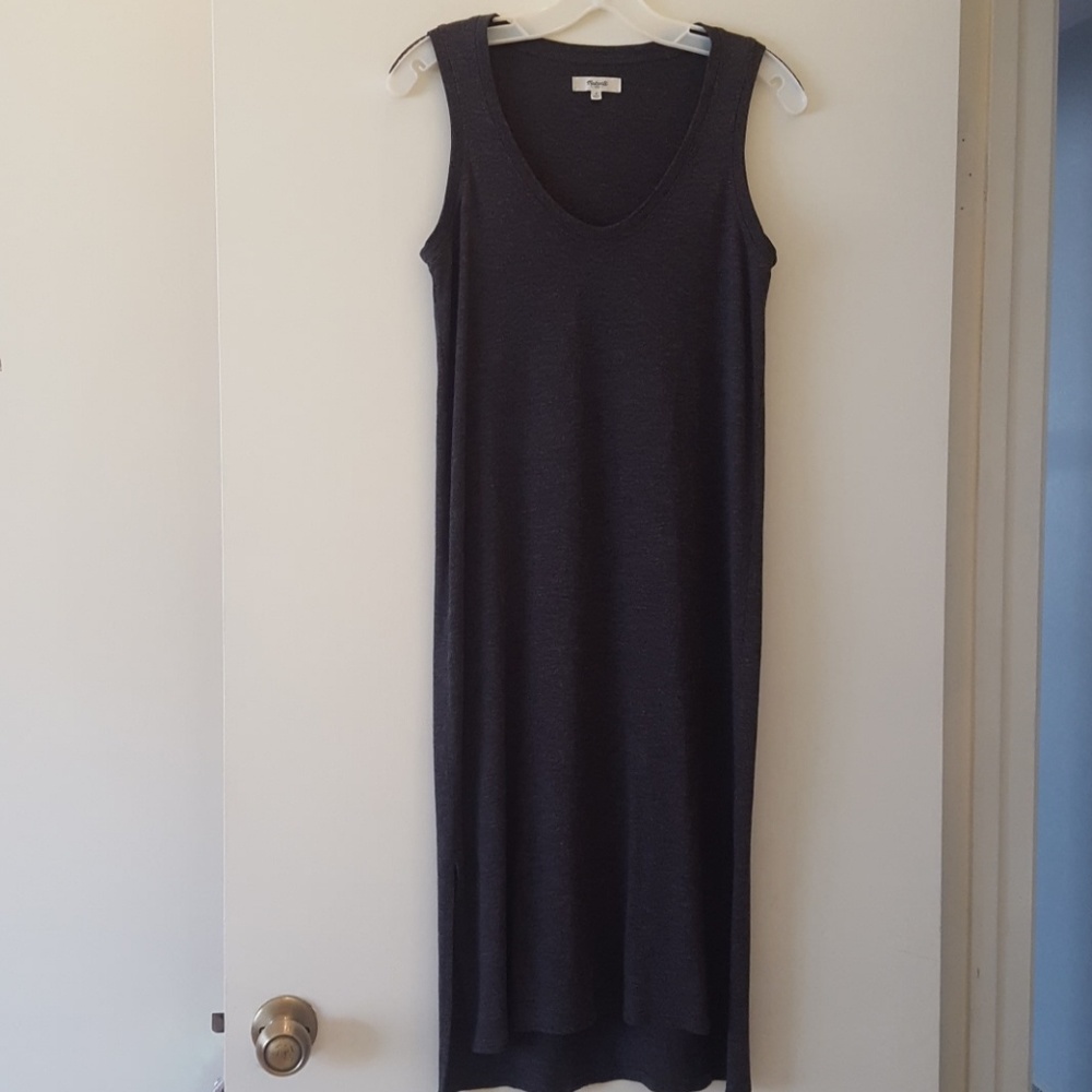 Madewell Grey Jersey Tank Dress Small
